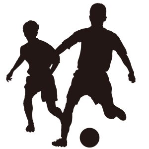 シルエット-スポーツ-サッカー-004