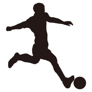 シルエット-スポーツ-サッカー-005