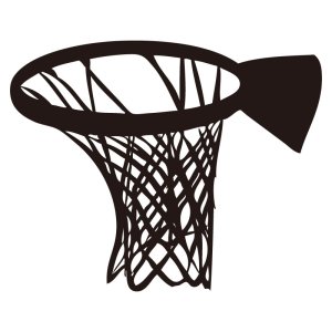 シルエット-スポーツ-バスケットボール-001